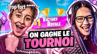 J'ai GAGNÉ un TOURNOI avec une FILLE en DUO sur FORTNITE BATTLE ROYALE ! (SierraYuki Tournament)