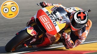 JORGE LORENZO YA DA MIEDO con la HONDA de MOTOGP en los TEST de JEREZ