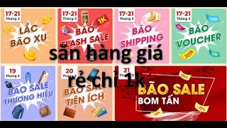 Bão sale bom tấn Cách săn hàng sale trên Sendo RẺ NHẤT