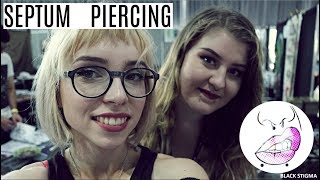 SEPTUM PIERCING czyli robię kolczyk NA KONWENCIE! ??
