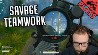 SAVAGE TEAMWORK - PlayerUnknown's Battlegrounds Gameplay #179 (StoneMountain64 PUBG FPP Squad )