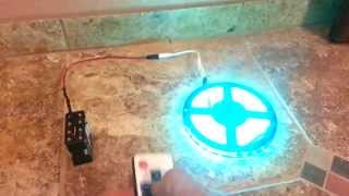 Regular AA battery operated LED Strip light 5050 RGB with remote