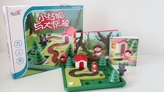 Логическая игра "КРАСНАЯ ШАПОЧКА И СЕРЫЙ ВОЛК" 2+