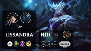 Lissandra Mid vs Cassiopeia - KR Master Patch 9.6