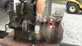 ANTIQUE NAVY KOHLER LIGHT PLANT generator tubalcain