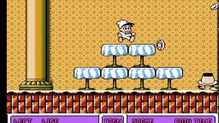 Wanpaku Kokkun no Gourmet World (Japan) (Panic Restaurant) (NES) Walkthrough