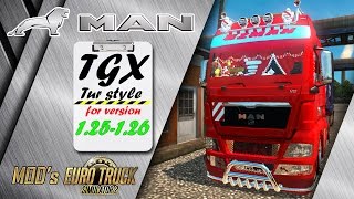 MAN TGX (Turkish style) for [1.25-1.26] Free download ETS2 (Euro Truck Simulator 2)