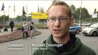 2011 07 06- 19Uhr30 Robin Wood blockiert Urenco (WDR Lokalzeit Münsterland)