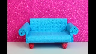 Диван для КУКЛЫ ЛОЛ просто. Как сделать для кукол lol surprise  своими руками . MC Family