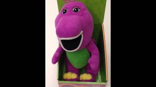 Barney Plush toy singing I Love You