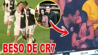 El Beso de Cristiano Ronaldo y Dybala - Infidelidad en Noche Amarilla KISS CAM en Barcelona SC