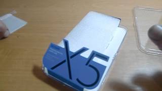 Чехол и калёное стекло на Doogee x5.