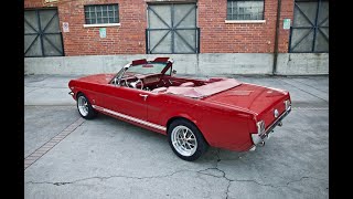 Production Car Review - Candy Apple Red Revology 1966 Mustang GT Convertible