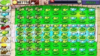 Plants vs. Zombies FREE  Adventures : Gatling Pea vs Snow Pea vs Repeater