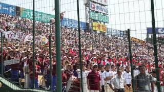習志野高校 応援団メドレー - 第93回全国高校野球選手権大会 - 2011.08.18　【 応援 吹奏楽 ブラスバンド】