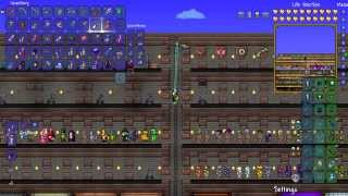Карта со всеми вещами в Terraria 1.3.0.7
