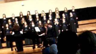 Choir sings  "The Tiger"