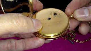 French Repeater 18 Carat Gold Open Face Case Antique pocket Watch ( SOLD OUT )