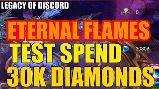 Legacy of Discord: Test Spend 30K Diamonds On Eternal Flames Event
