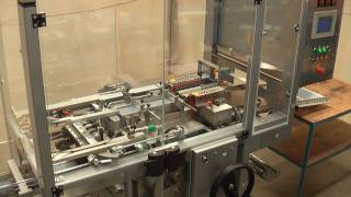 Marden Edwards S5LX100FF overwrapping tea bag boxes at 75 per minute
