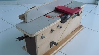 Bancada para Plaina Invertida (Bench Top Jointer)