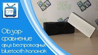 Обзор-сравнение двух беспроводных bluetooth колонок
