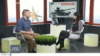 Автор патріотичних плакатів Андрій Приймаченко в студії Громадського