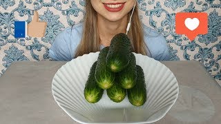 Хрустящие огурцы/АСМР/Хруст/Eating/ASMR/Cucumbers/오이