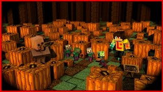 Minecraft Lets Play → 06: Хэллоуинские будни, адская печь в майнкрафт без модов