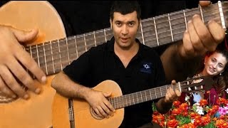 Алсу-Зимний сон,супер урок на гитаре!