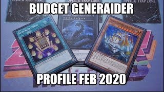 YUGIOH NEW BUDGET Generaider Profile