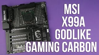 Распаковка MSI X99A Godlike Gaming Carbon