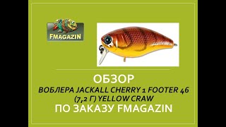 Обзор воблера Jackall Cherry 1 Footer 46 7,2 г yellow craw по заказу Fmagazin