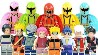 Power Rangers Mystic Force & Naruto Shippūden Unofficial LEGO Knockoff Minifigures