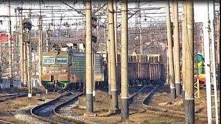 Электровоз ВЛ11М-154. Перегон Клепаров - Скнилов