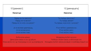Srpsko Ruski za pocetnike lekcija 12