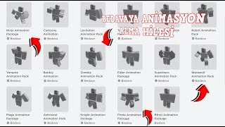 ?BÜTÜN ANİMASYONLAR BEDAVA OLDU !! ?|Roblox Bedavaya Animasyon Alma Hilesi | Roblox Hile|Roblox Hack
