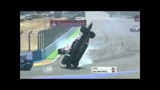 Open Wheel Crashes - Flips and Rolls