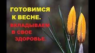 Готовимся к весне. Вкладываем в свое здоровье.  Алена Дмитриева