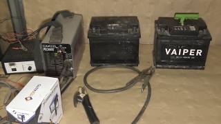 ВОССТАНОВЛЕНИЕ АККУМУЛЯТОРА СВАРОЧНЫМ ИНВЕРТОРОМ! Recovery battery WELDING INVERTER