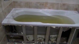 Монтаж, установка, облицовка ванны (акриловой) Своими руками