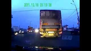 Дорожные страсти: Фура наказала жестко!!!
