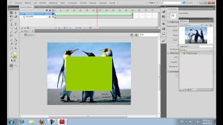FLASH CS5 - MÁSCARAS 1 - con animación de forma