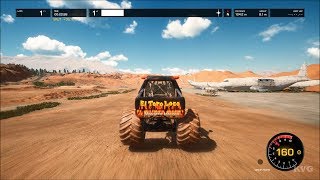 Monster Jam Steel Titans - Gecko Flats Airfield - Gameplay (PC HD) [1080p60FPS]