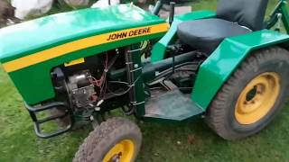 homemade tractor МОТОтрактор на базі кпп ЗАЗ та мотоблока Zirka GT90D04E