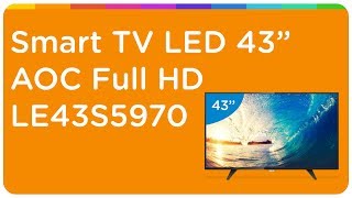 Smart TV LED 43” AOC Full HD LE43S5970