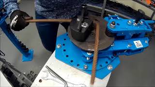 Обзор Станок ручной гибочный BLACKSMITH MB21-30 в работе
