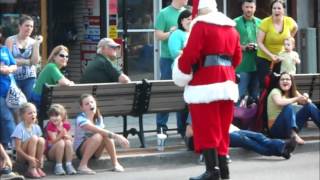 Santa Parade, Here Comes Santa, Gatlinburg, Tn - 2012 St. Patricks day.