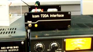 Icom 720A with Ham Radio Deluxe Interface and Rotary Relay Replacement