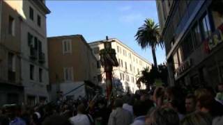 Il gremio dei Fabbri di  Sant'Eligio nella discesa dei Candelieri del 2010